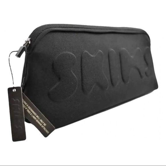 NEW Skims Neoprene Zip Pouch | Black Onyx - Picture 3 of 7
